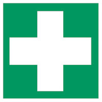 First aid and rescue signs acc. to ISO 7010 Adhesive film, First aid ...