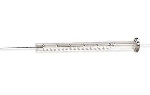 Microlitre syringe for autosamplers, 5 µl, Standard plungers