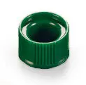Accessories cap for reaction vials SnapTwist, green