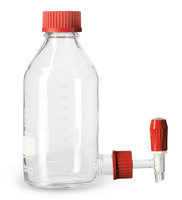 Settling bottle DURAN® with tap with GL 45 thread, 5000 ml - Techmate