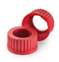 Screw caps with hole, GL 45